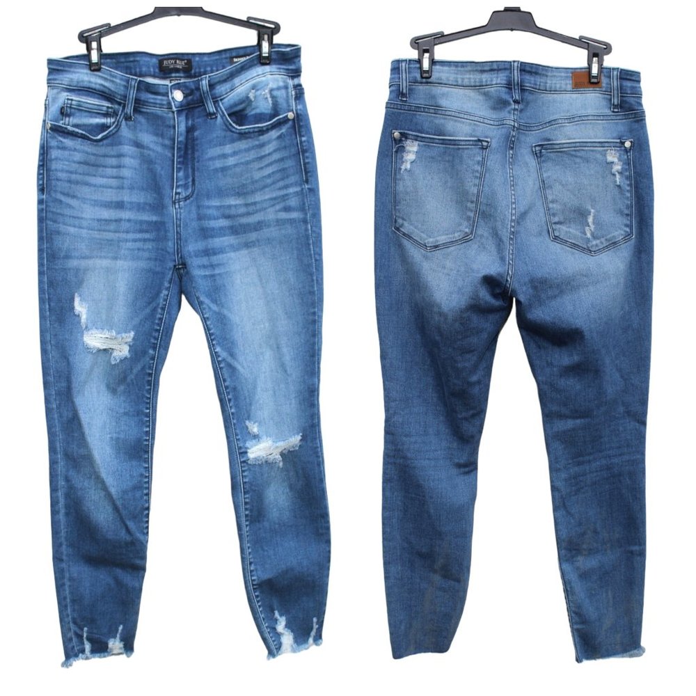 Judy Blue High Rise Skinny Fit Jeans Size 11/30 Medium Wash